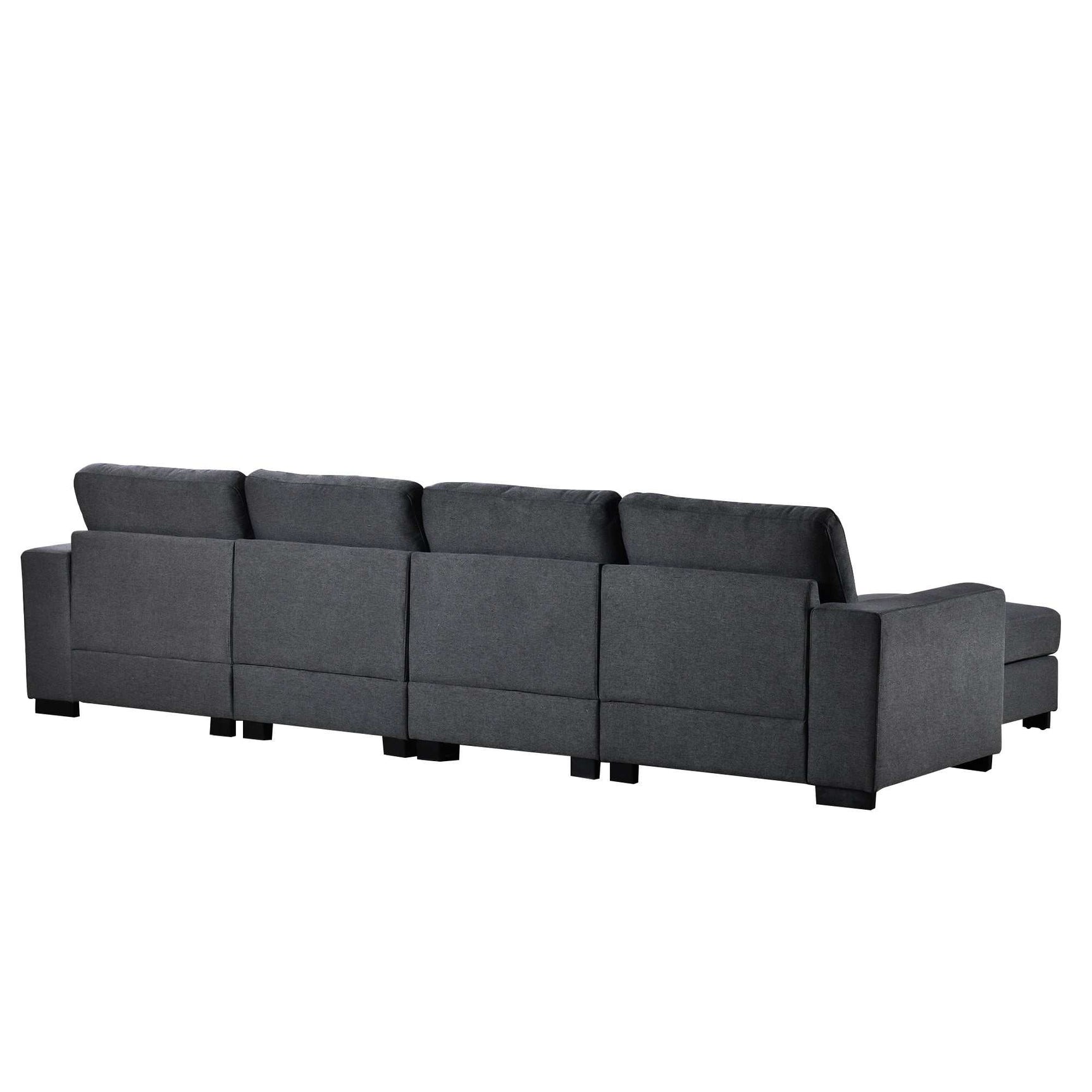 Biscar Convertible Modular Sectional Sofa Gray - Ornate Home
