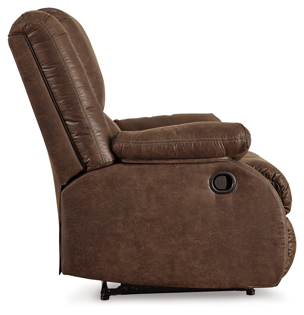 Bladewood Coffee Manual Recliner - Ornate Home