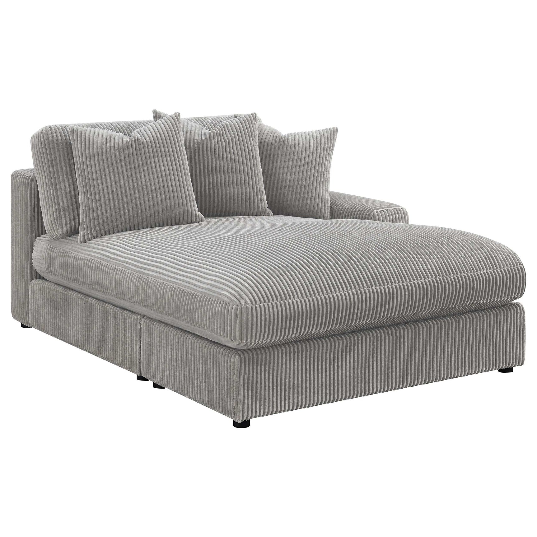 Blaine Fog Reversible Chaise 2-Piece Sectional - Ornate Home