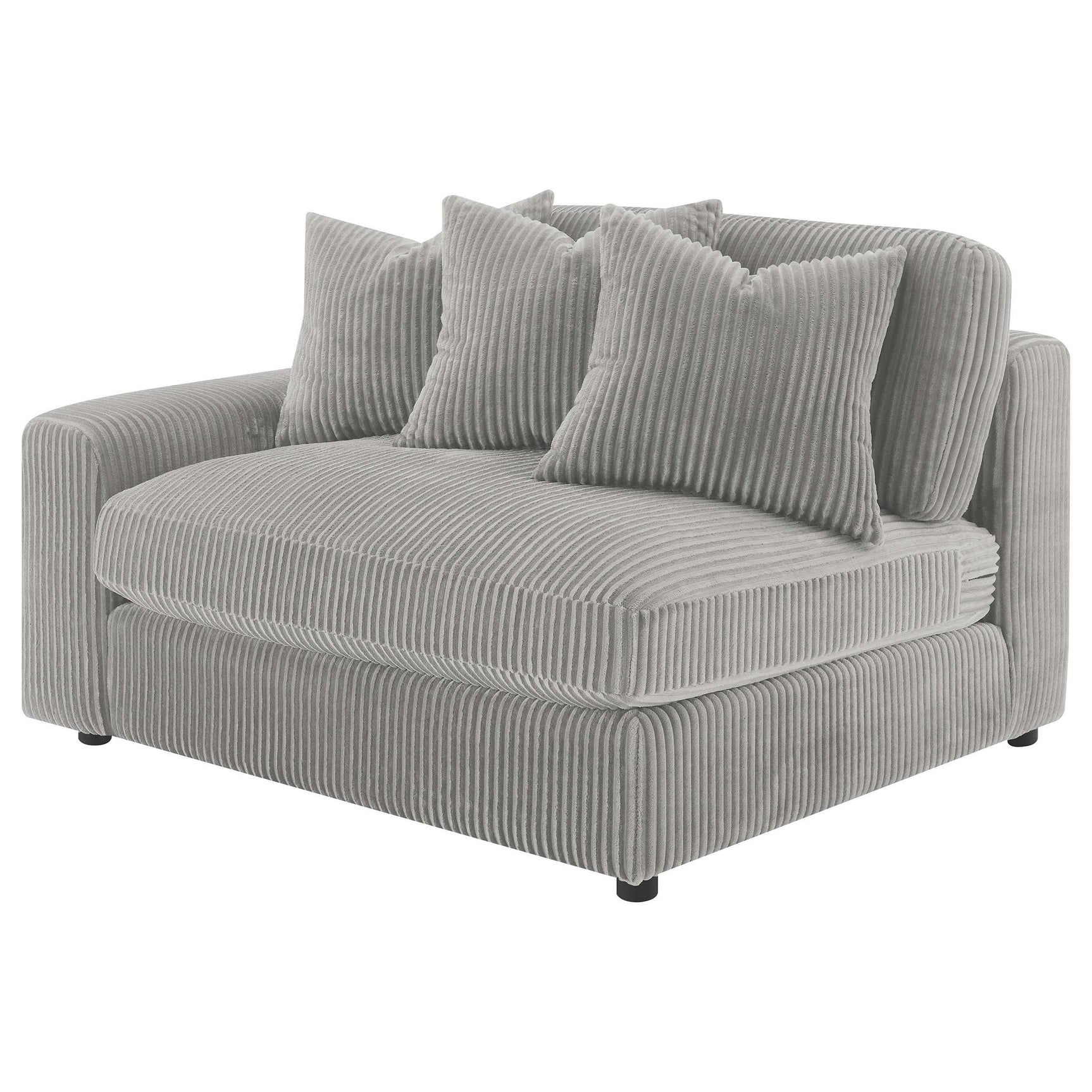 Blaine Fog Reversible Chaise 2-Piece Sectional - Ornate Home