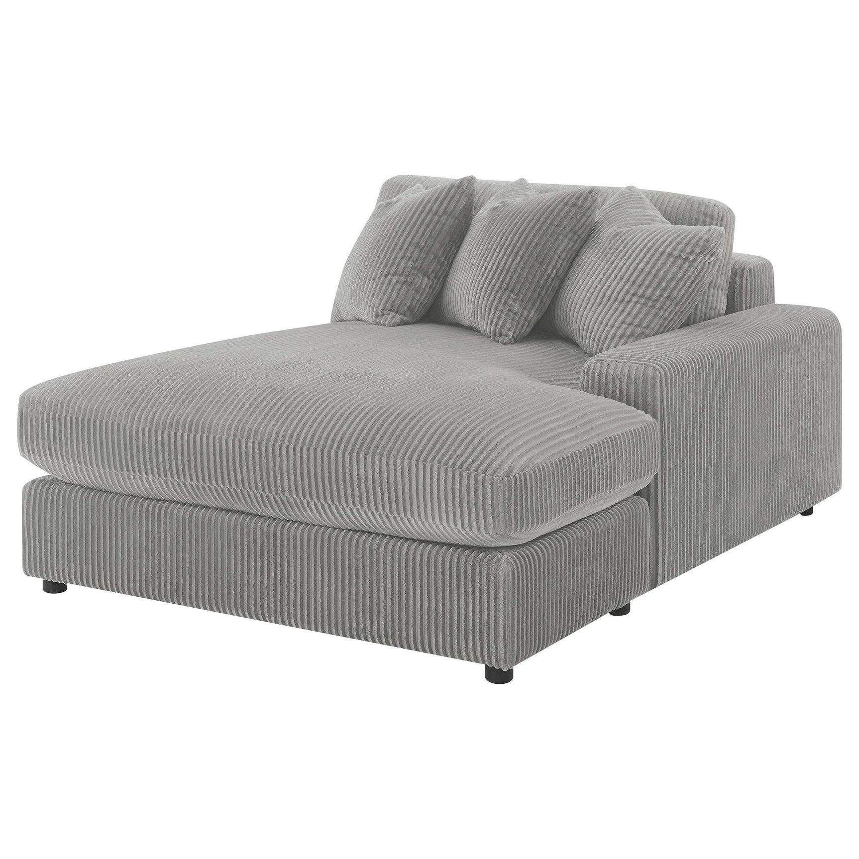 Blaine Fog Reversible Chaise 2-Piece Sectional - Ornate Home