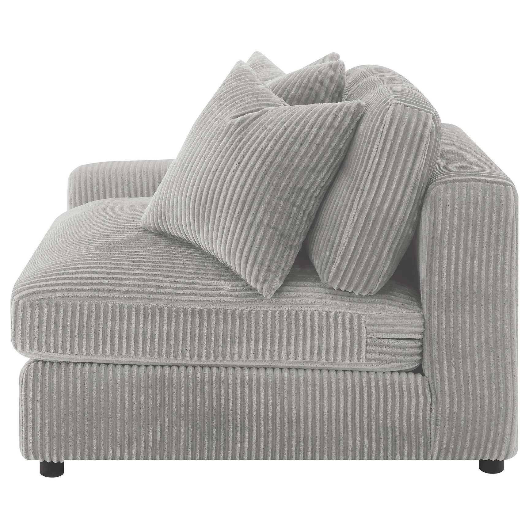 Blaine Fog Reversible Chaise 2-Piece Sectional - Ornate Home