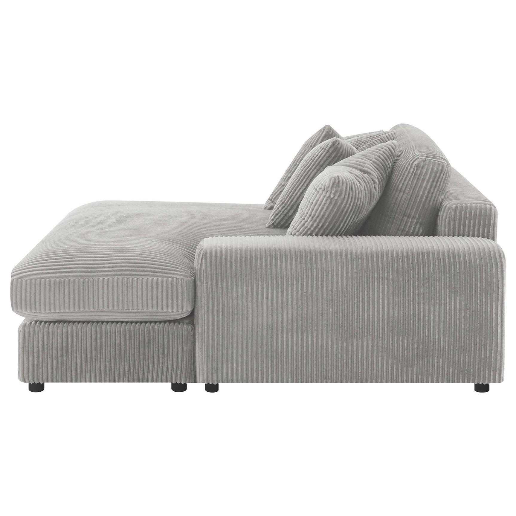 Blaine Fog Reversible Chaise 2-Piece Sectional - Ornate Home