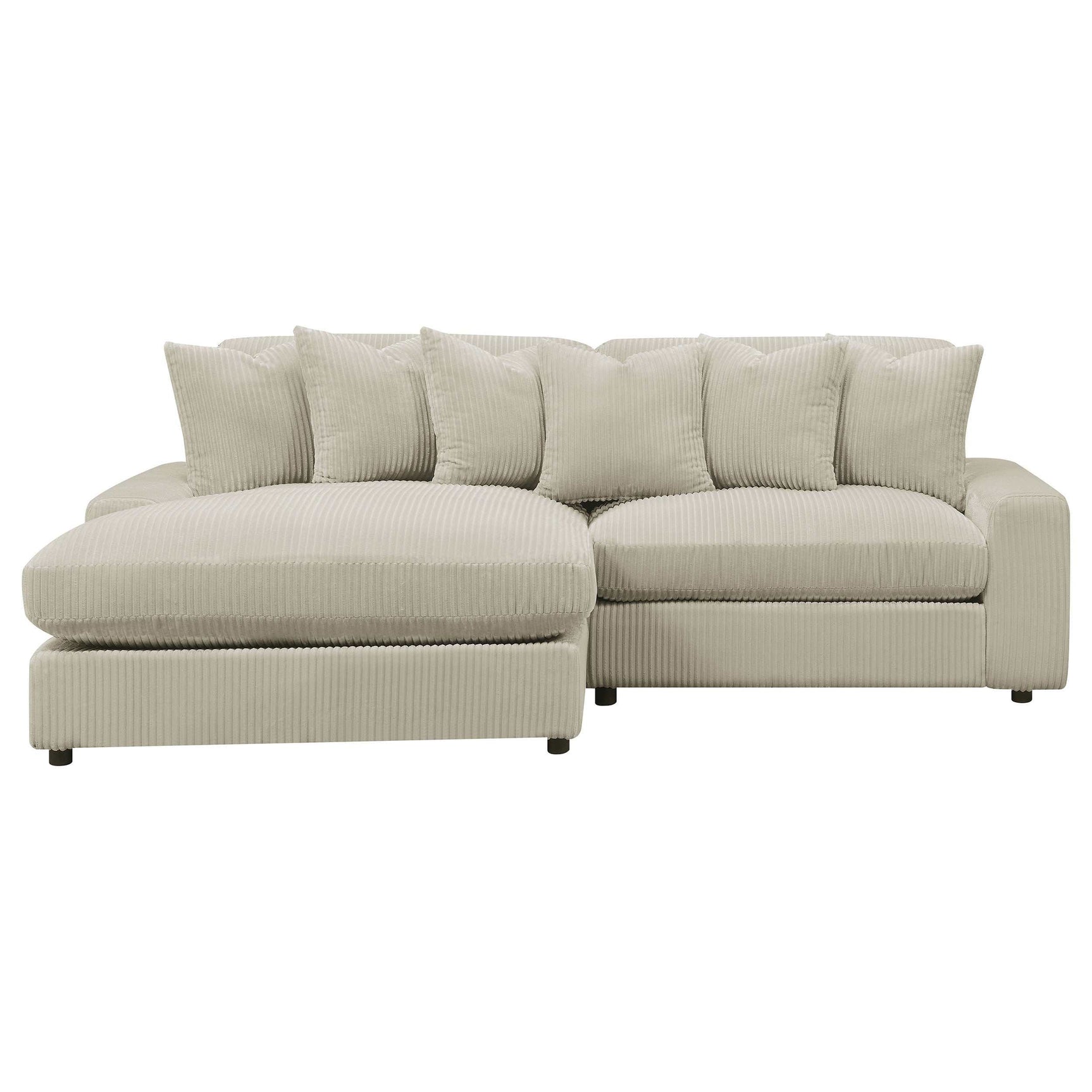 Blaine Sand Reversible Chaise 2-Piece Sectional - Ornate Home