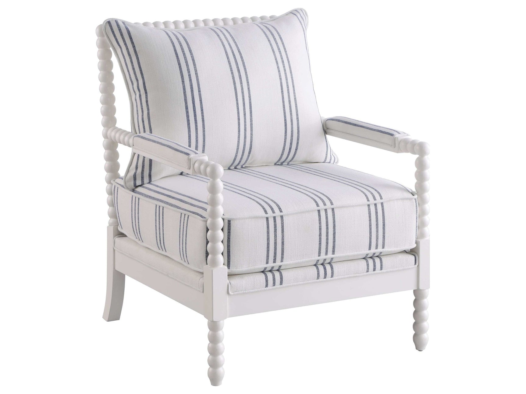 Blanchett White Accent Chair - Ornate Home