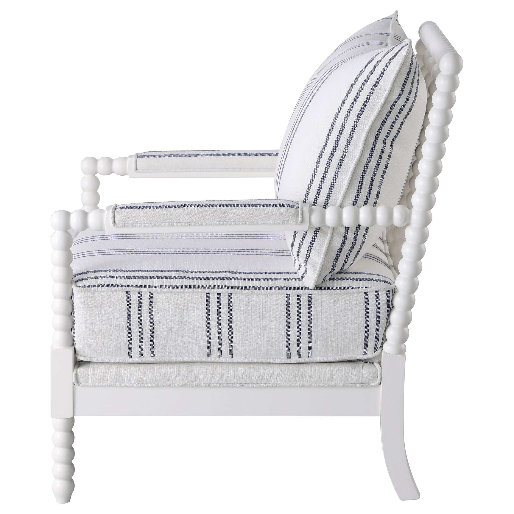 Blanchett White Accent Chair - Ornate Home