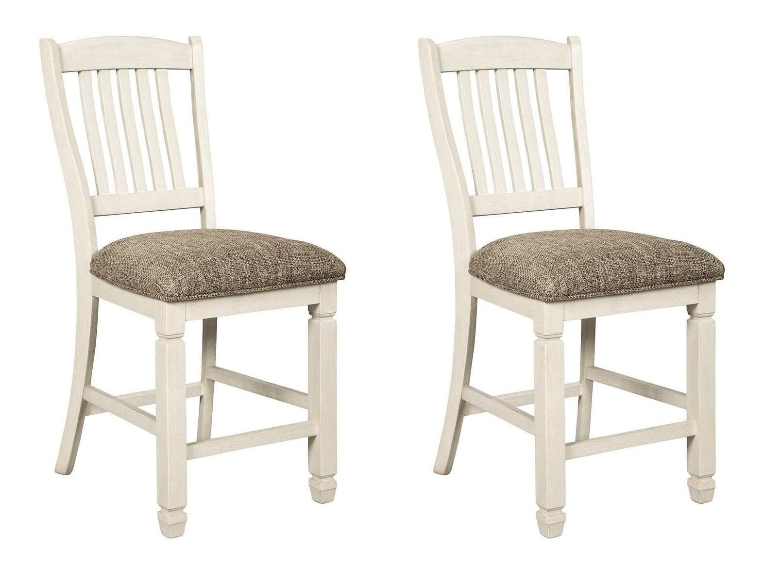 Bolanburg Antique White Bar Stool (Set of 2) - Ornate Home