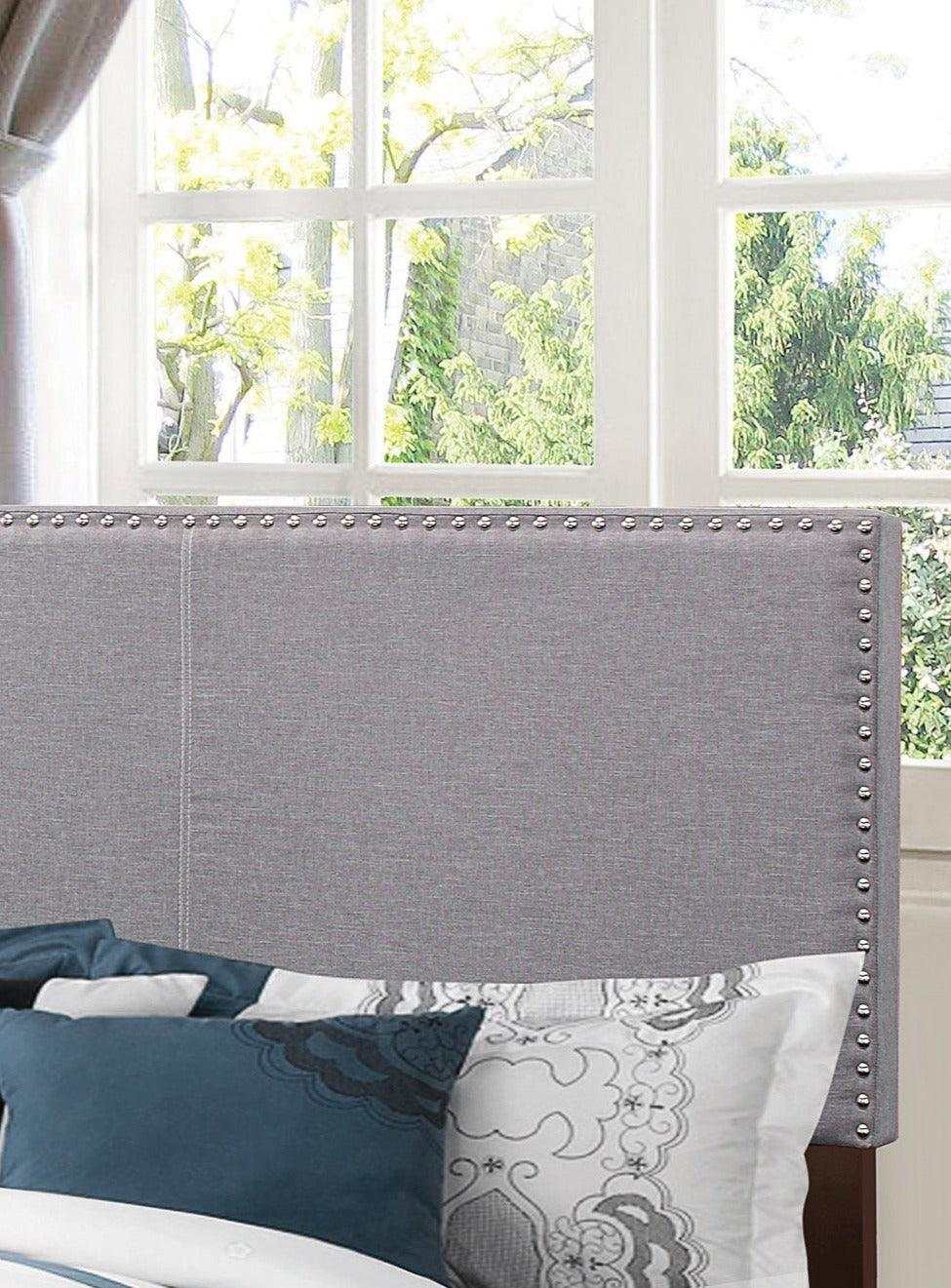 Boyd Grey California King Panel Bed - Ornate Home