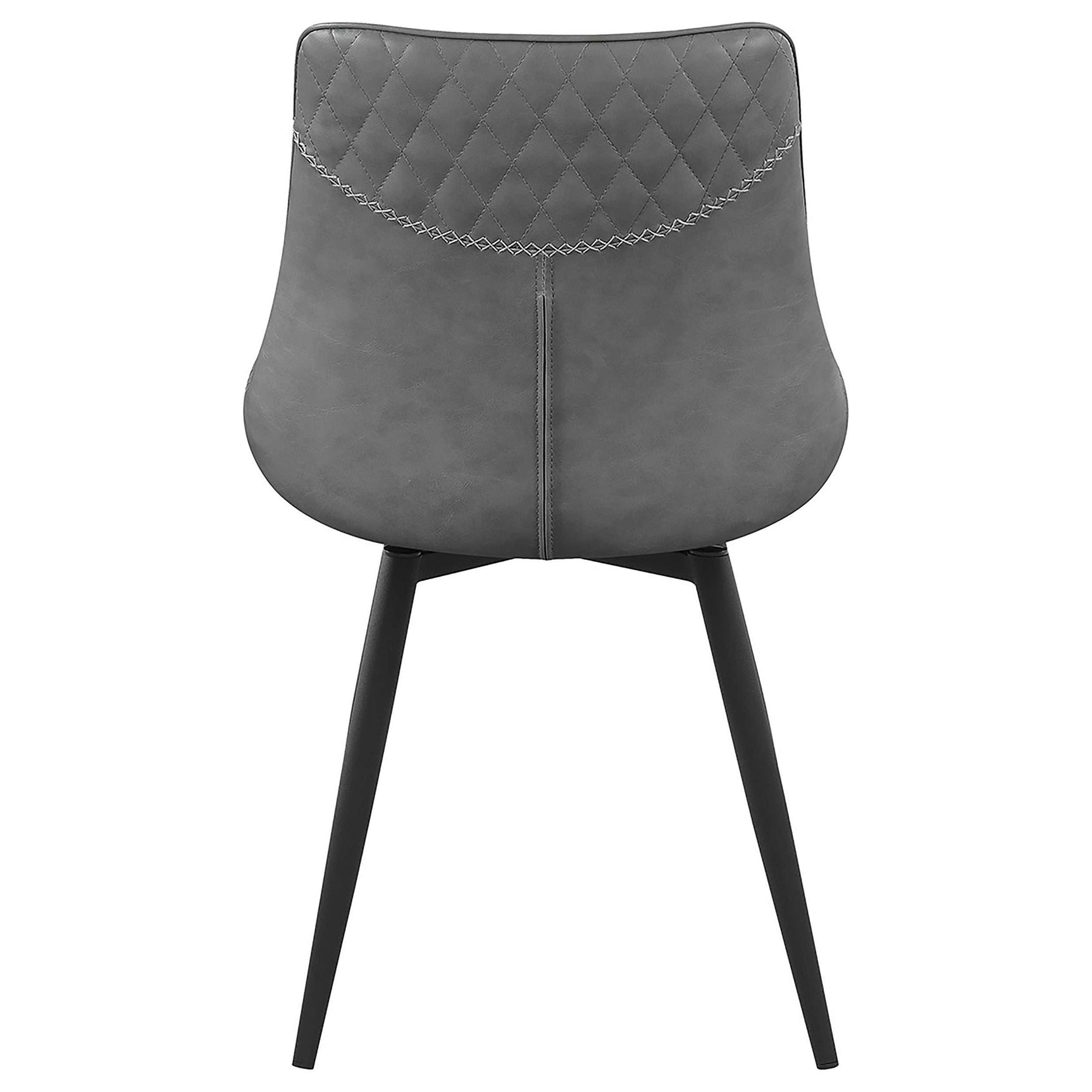 Brassie Grey / Black Swivel Side Chair (Set of 2) - Ornate Home