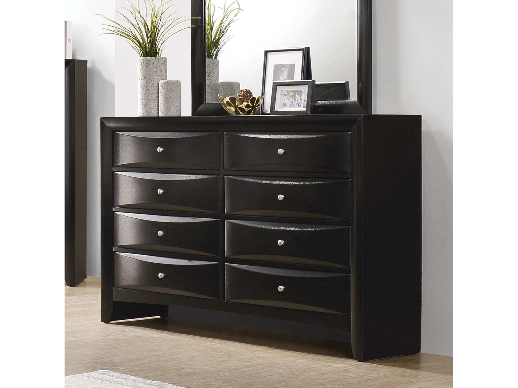 Briana Black Dresser - Ornate Home