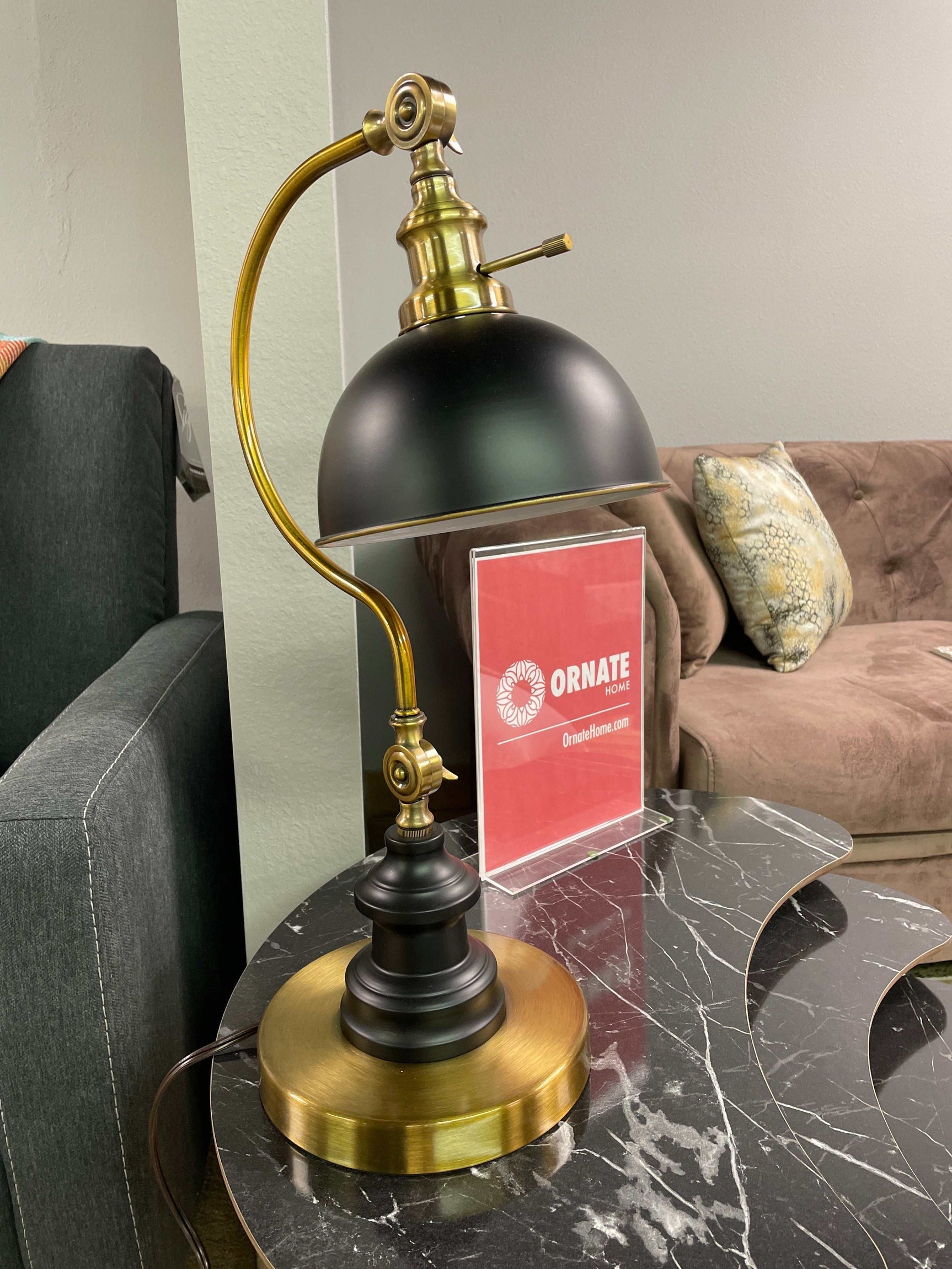 Briar Antique Gold Table Lamp - Ornate Home