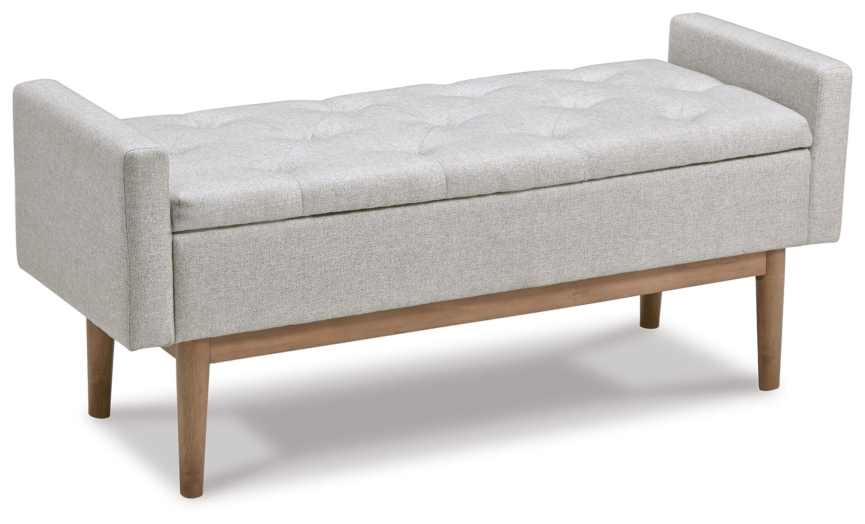 Briarson Beige/Brown Storage Bench - Ornate Home