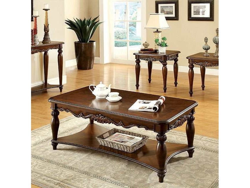 Bunbury Cherry Coffee Table Set (Set of 3) - Ornate Home