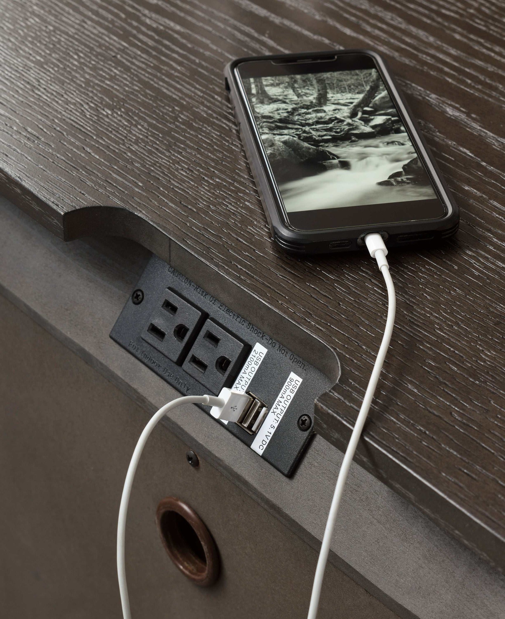 Burkhaus Brown Nightstand - Ornate Home