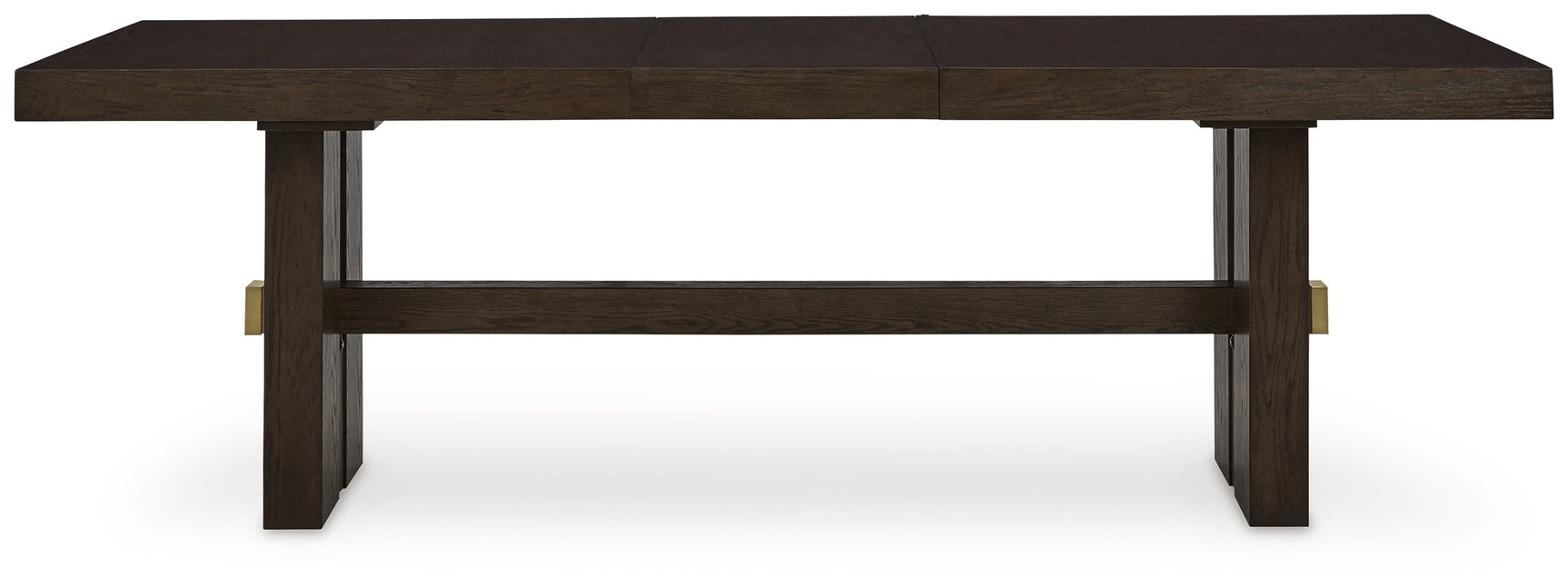 Burkhaus Dark Brown Dining Table w/ Extension - Ornate Home