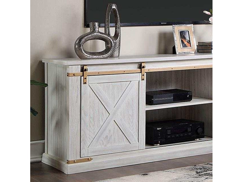 Borrego Antique White TV Stand, Antique White