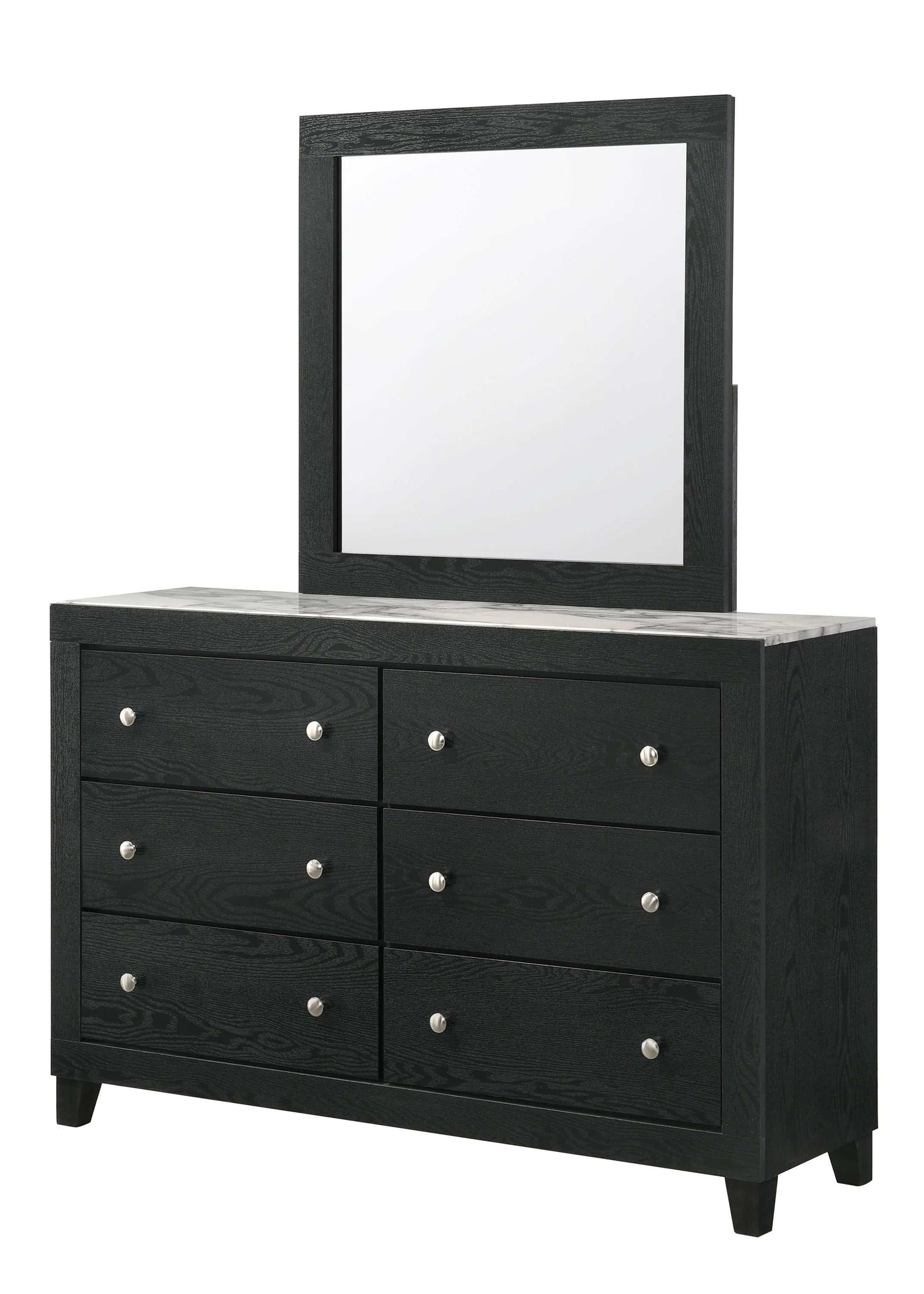 Cadence Black LED Panel Bedroom Set - Ornate Home