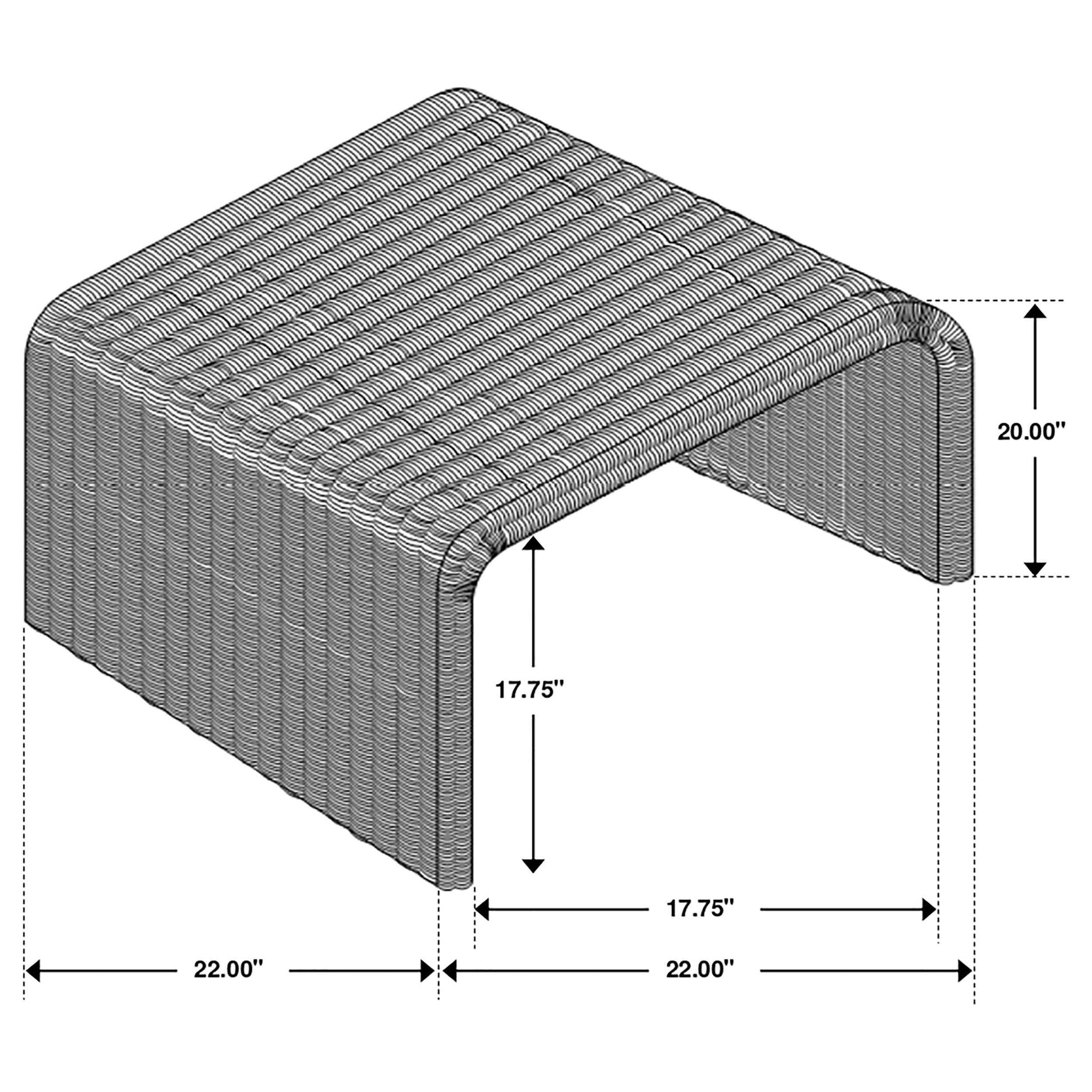 Cahya Black End Table - Ornate Home