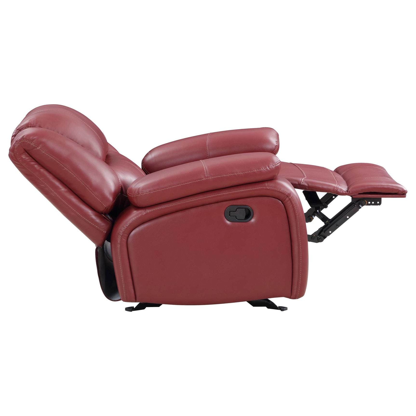 Camila Red Glider Recliner - Ornate Home