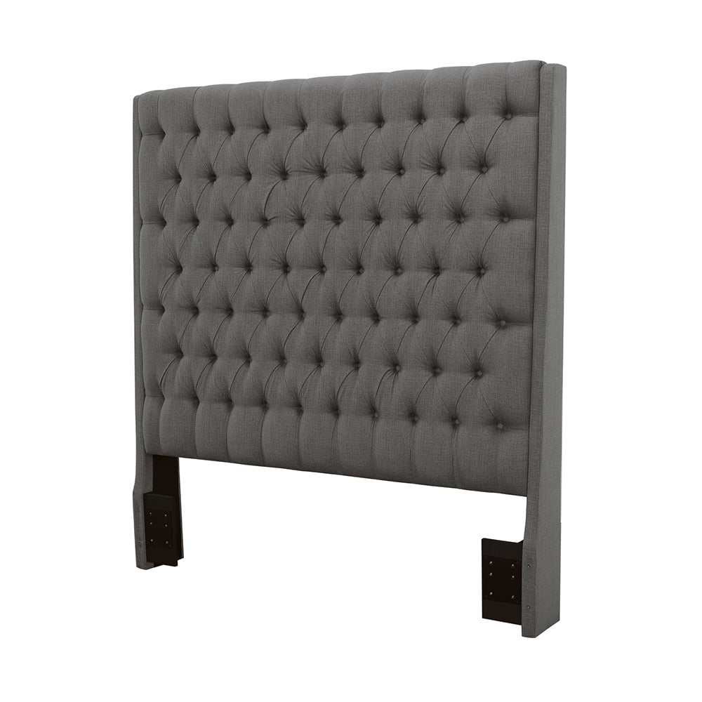 Camille Grey Queen Headboard - Ornate Home