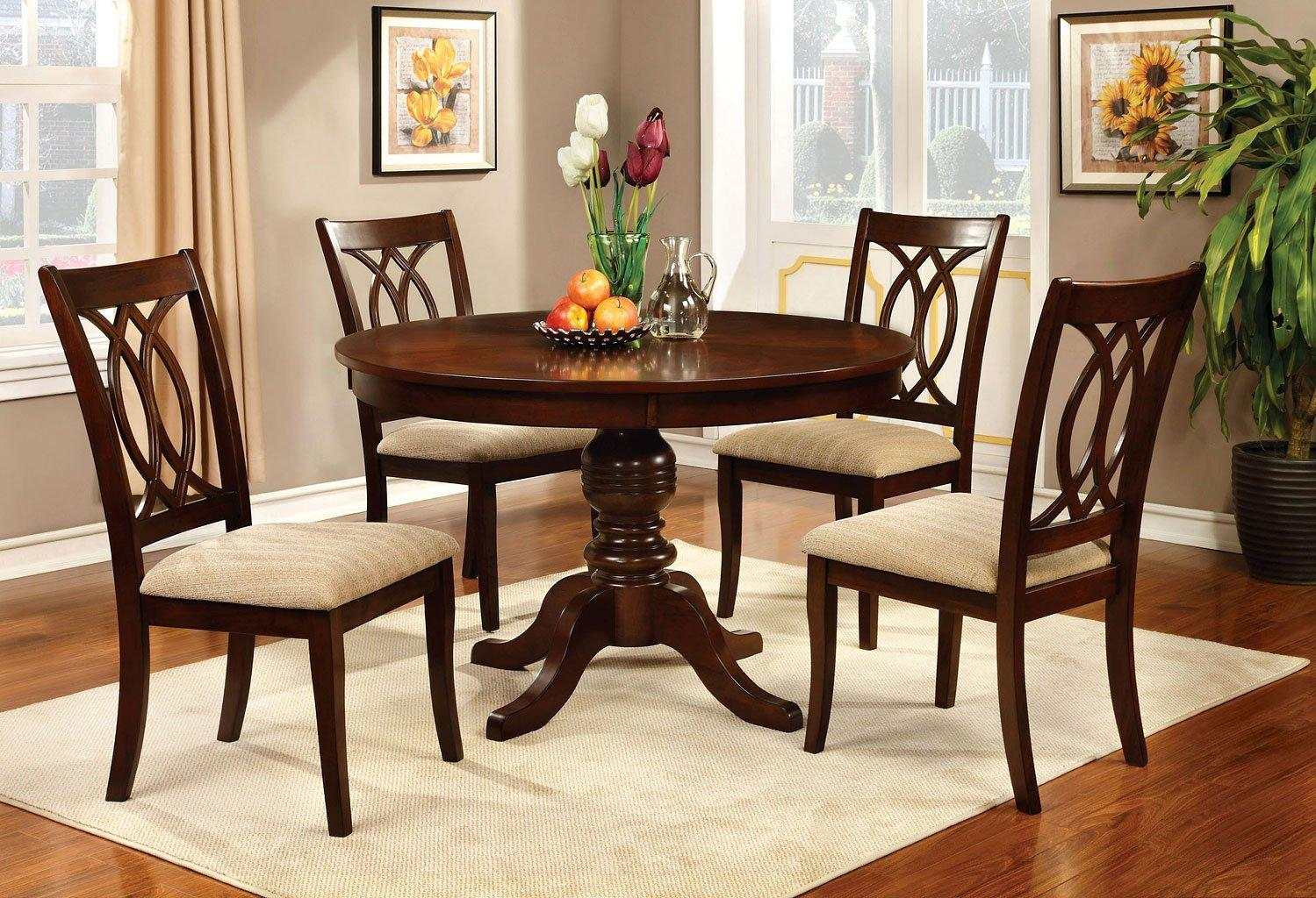 Carlisle Brown Cherry Dining Table - Ornate Home