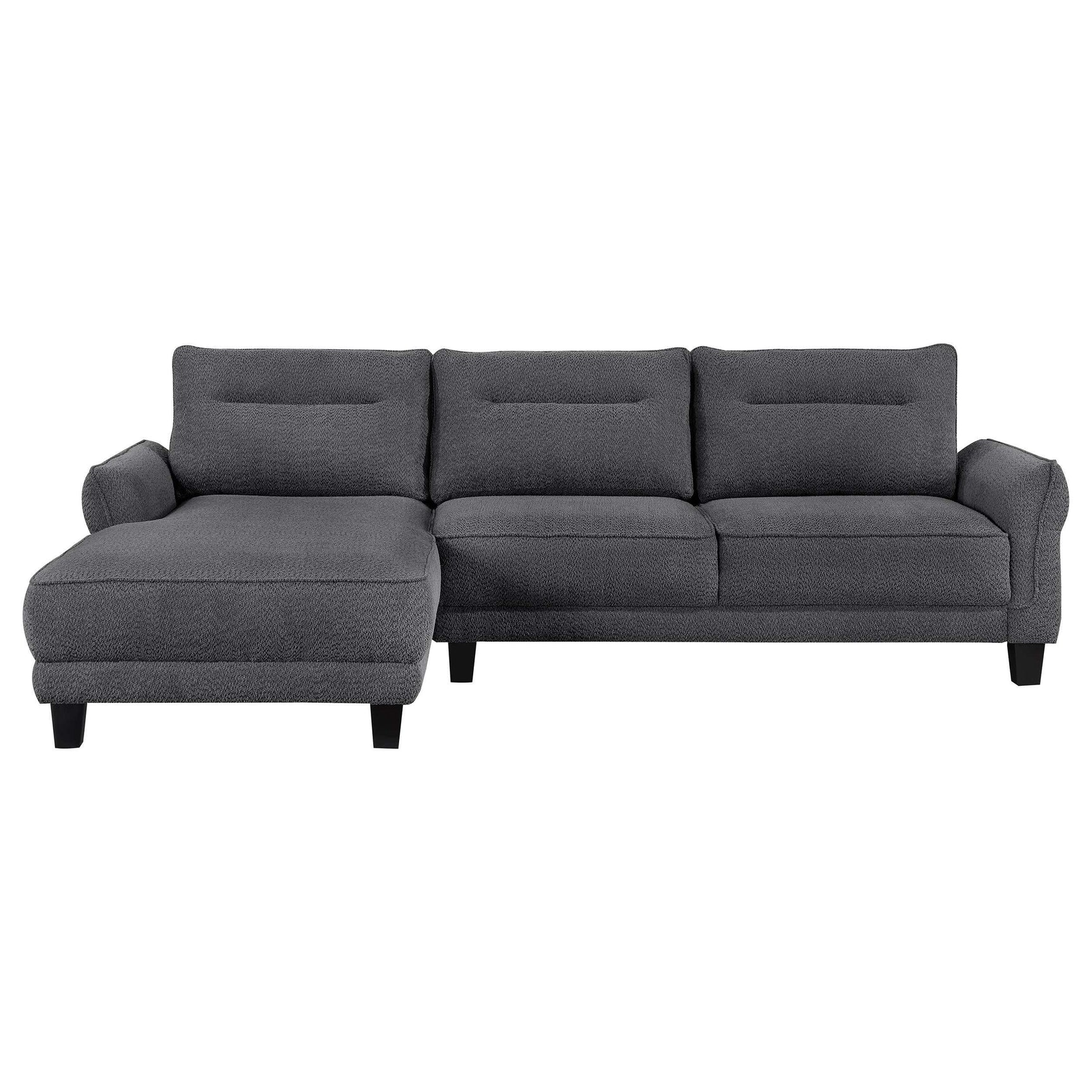 Caspian Grey Sectional - Ornate Home
