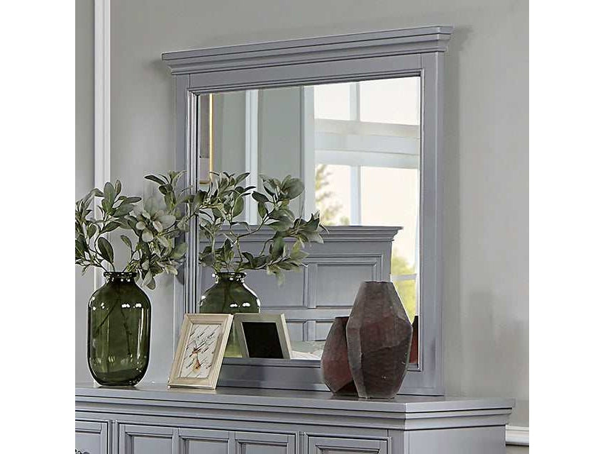 Castlile Gray Mirror - Ornate Home
