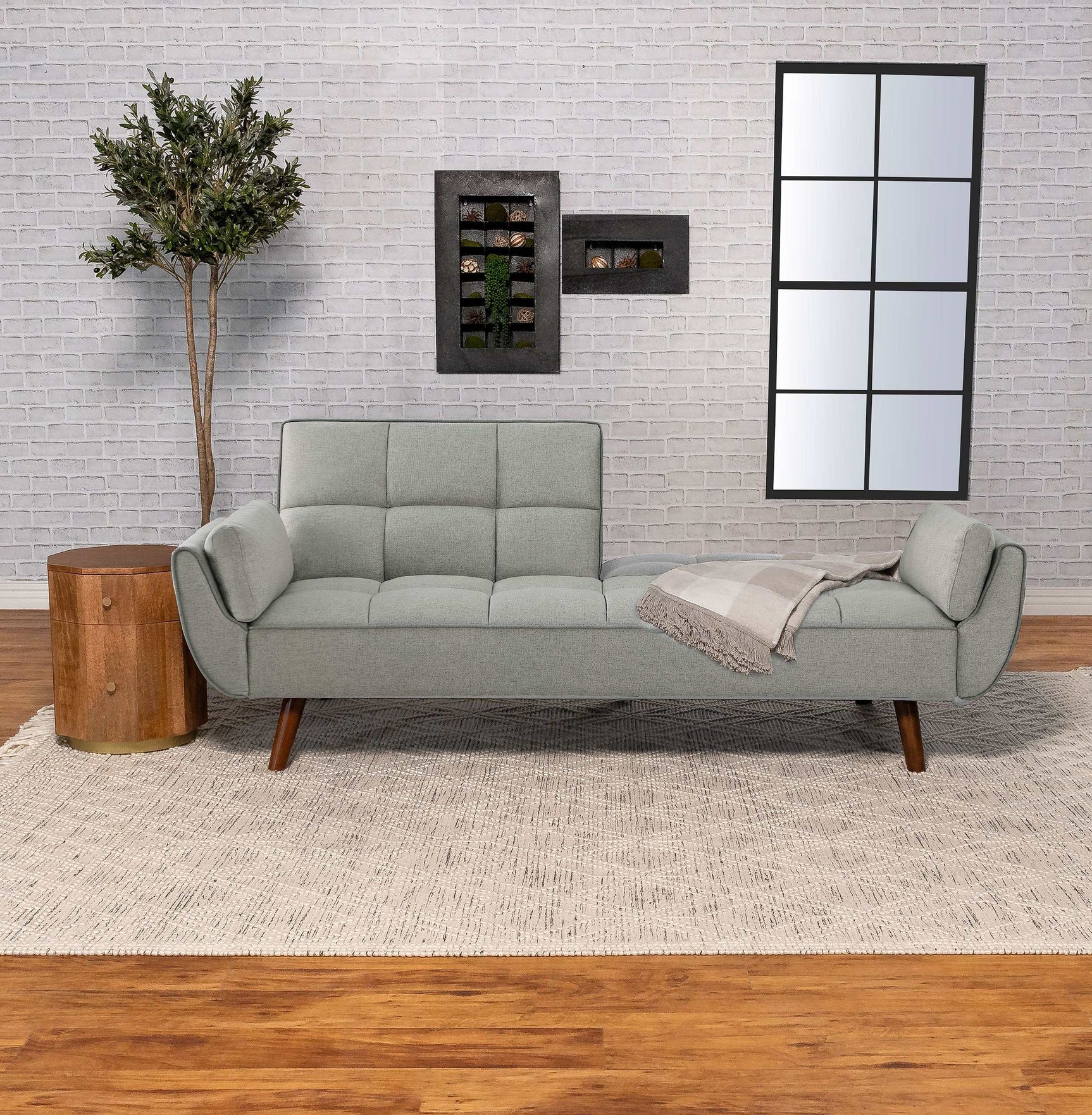 Caufield Grey Sofa Bed - Ornate Home