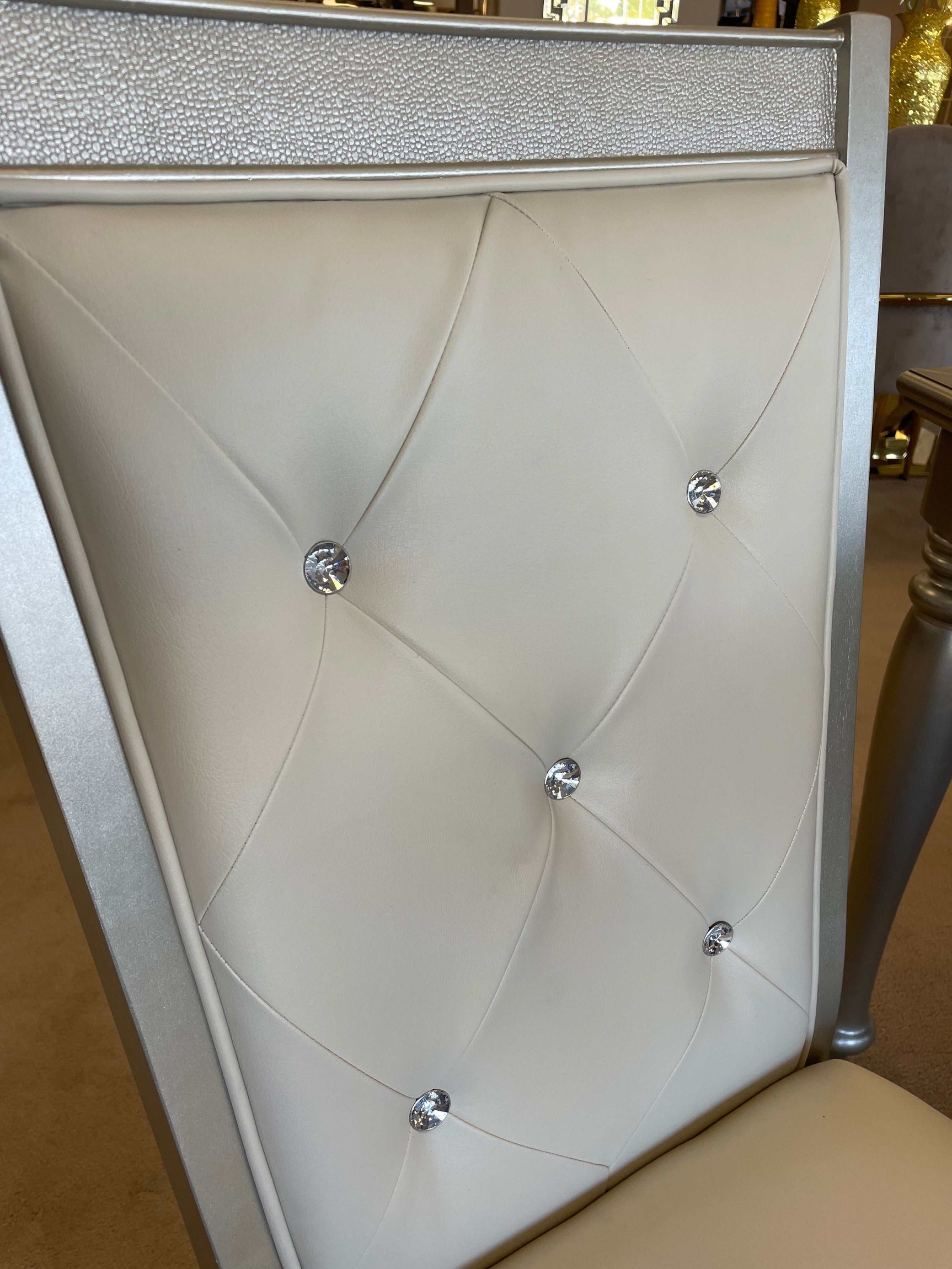 Celandine Silver Side Chair (Set of 2) - Ornate Home