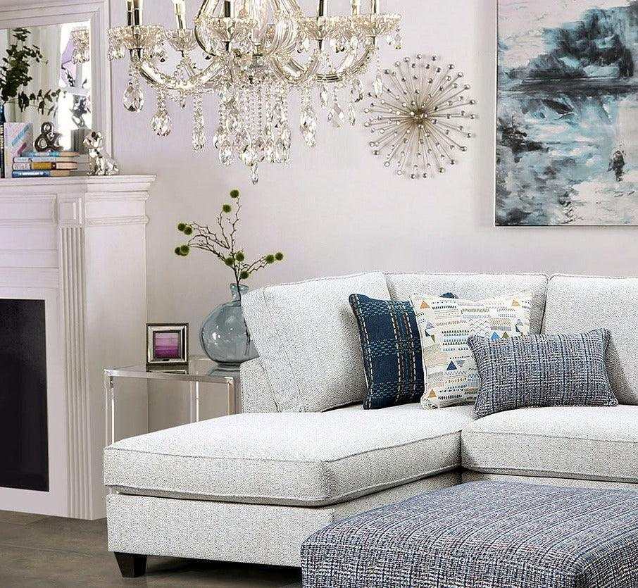 Chepstow Cream L Shape Sectional Sofa - Ornate Home