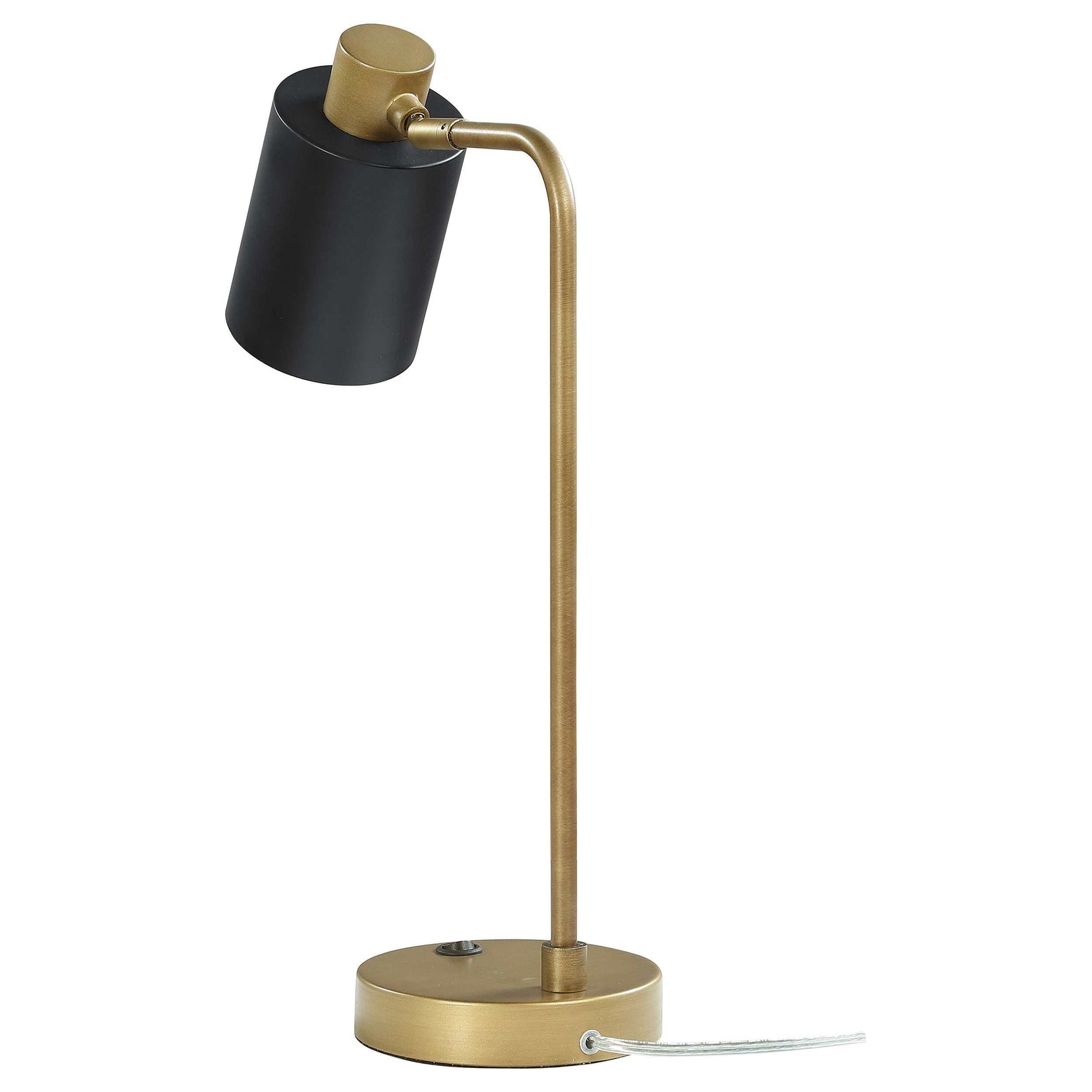 Cherise Antique Brass / Matte Black Table Lamp - Ornate Home