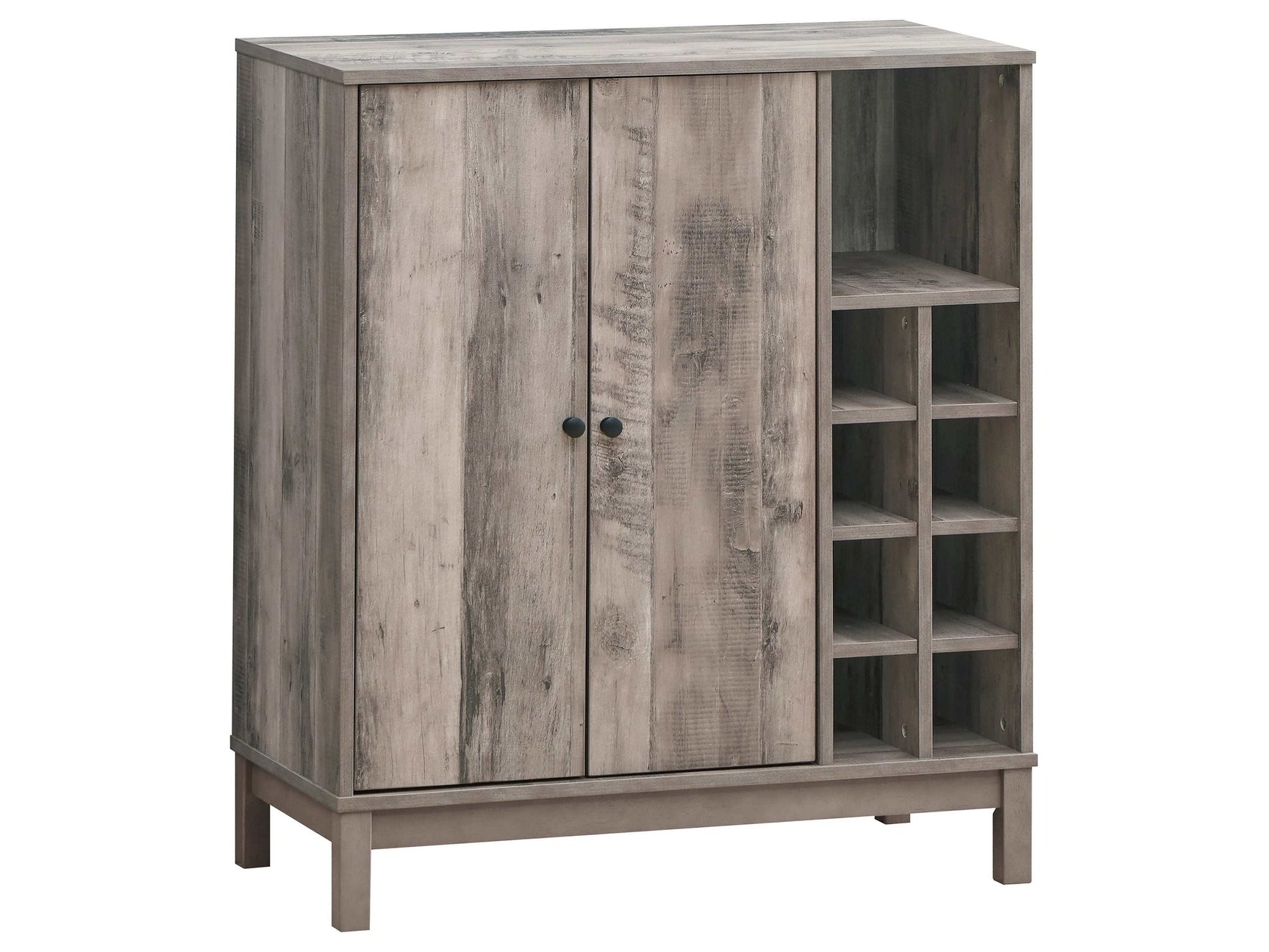 Cheyenne Weathered Acacia Bar Cabinet - Ornate Home