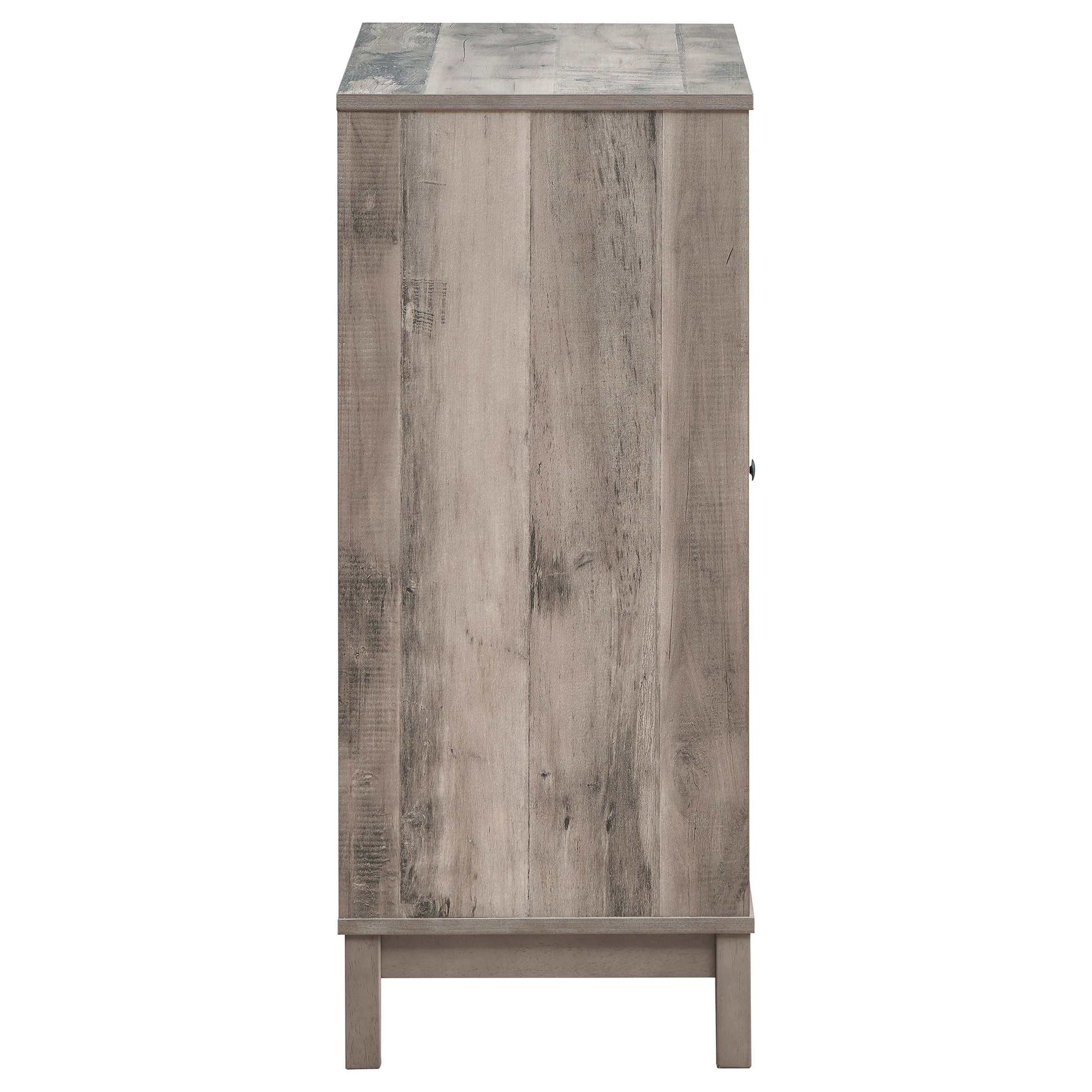 Cheyenne Weathered Acacia Bar Cabinet - Ornate Home