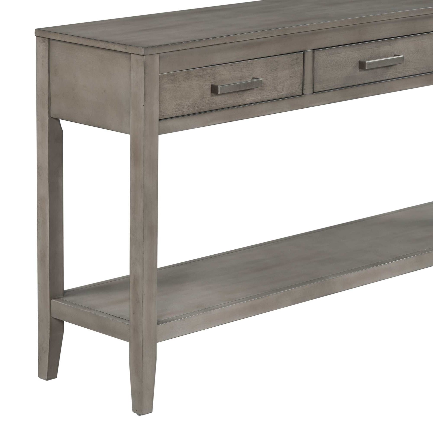 Chino Console Table Gray - Ornate Home