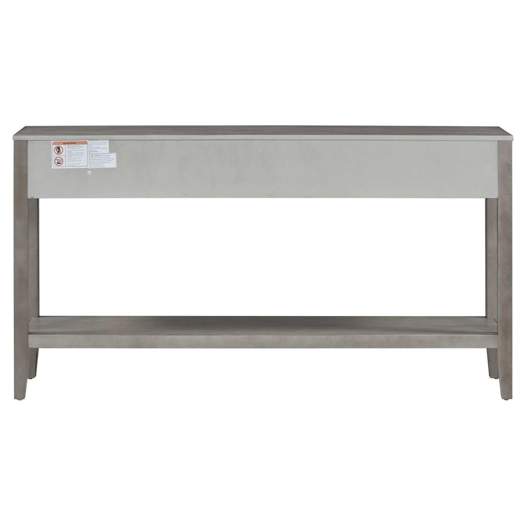 Chino Console Table Gray - Ornate Home