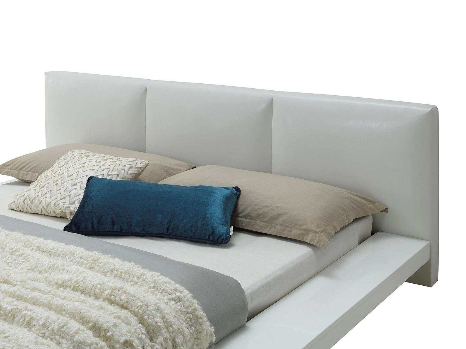 Christie White High Gloss Lacquer Queen Bed - Ornate Home