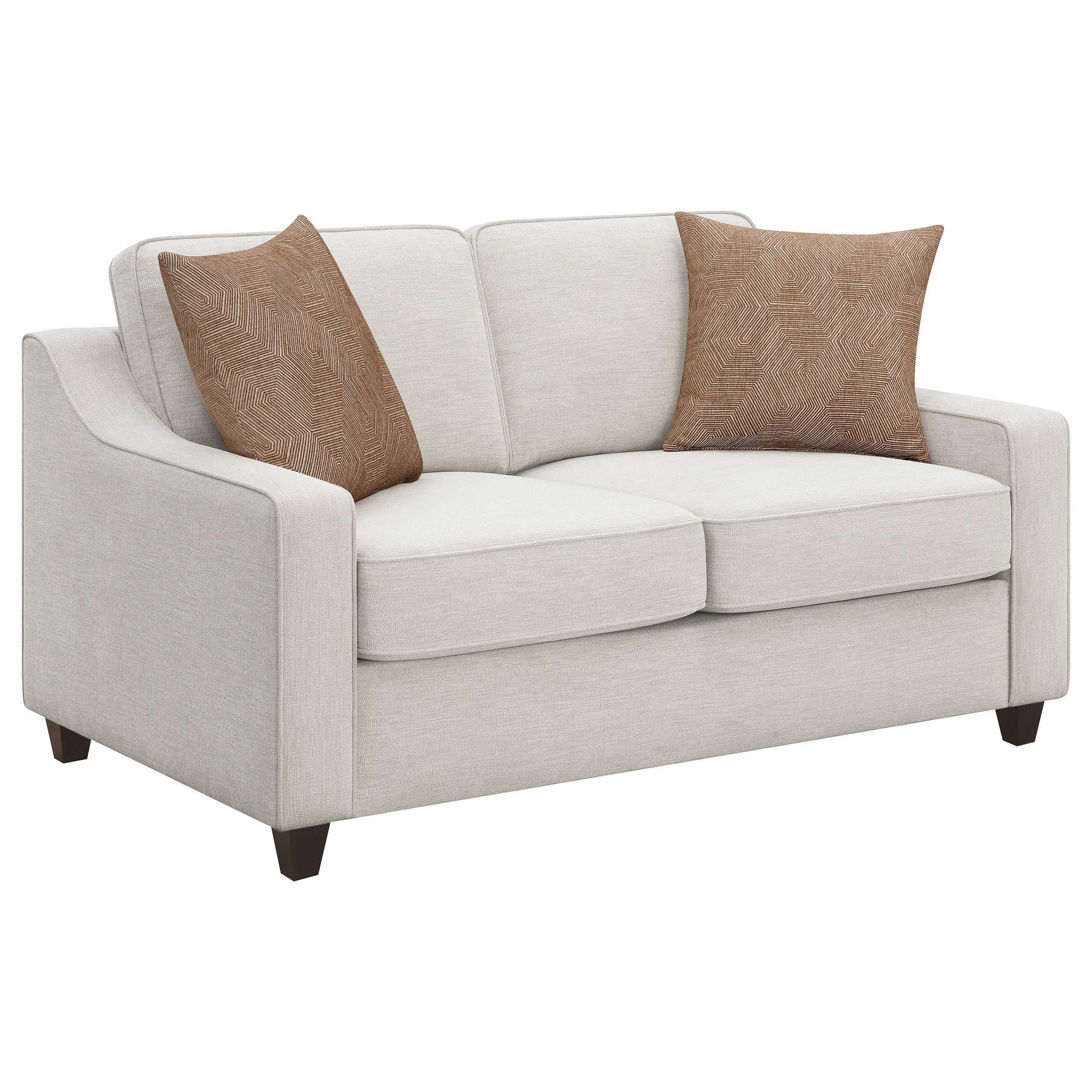 Christine Beige 2 Pc Sofa Set - Ornate Home