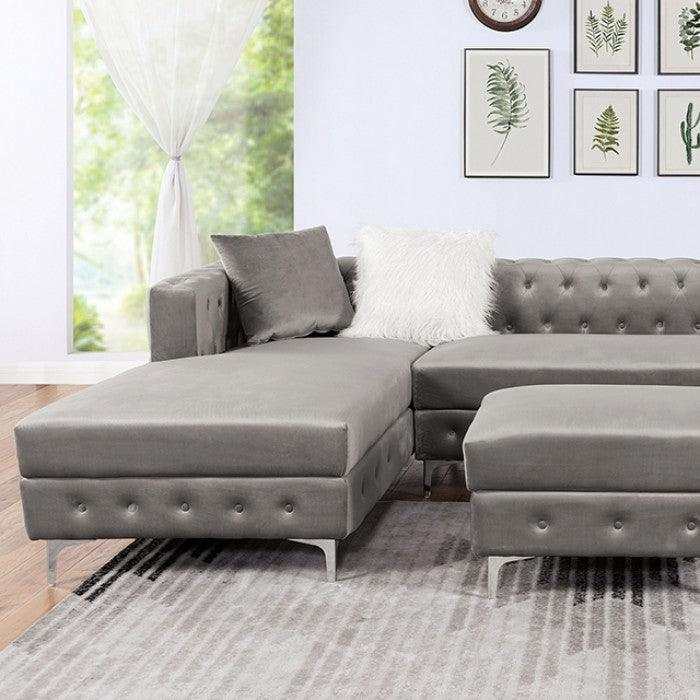 Ciabattoni Gray U Shape Sectional Sofa - Ornate Home