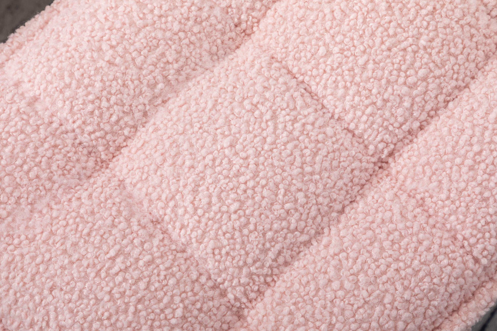 Cinder Boucle Accent Chair with Ottoman Pink - Ornate Home