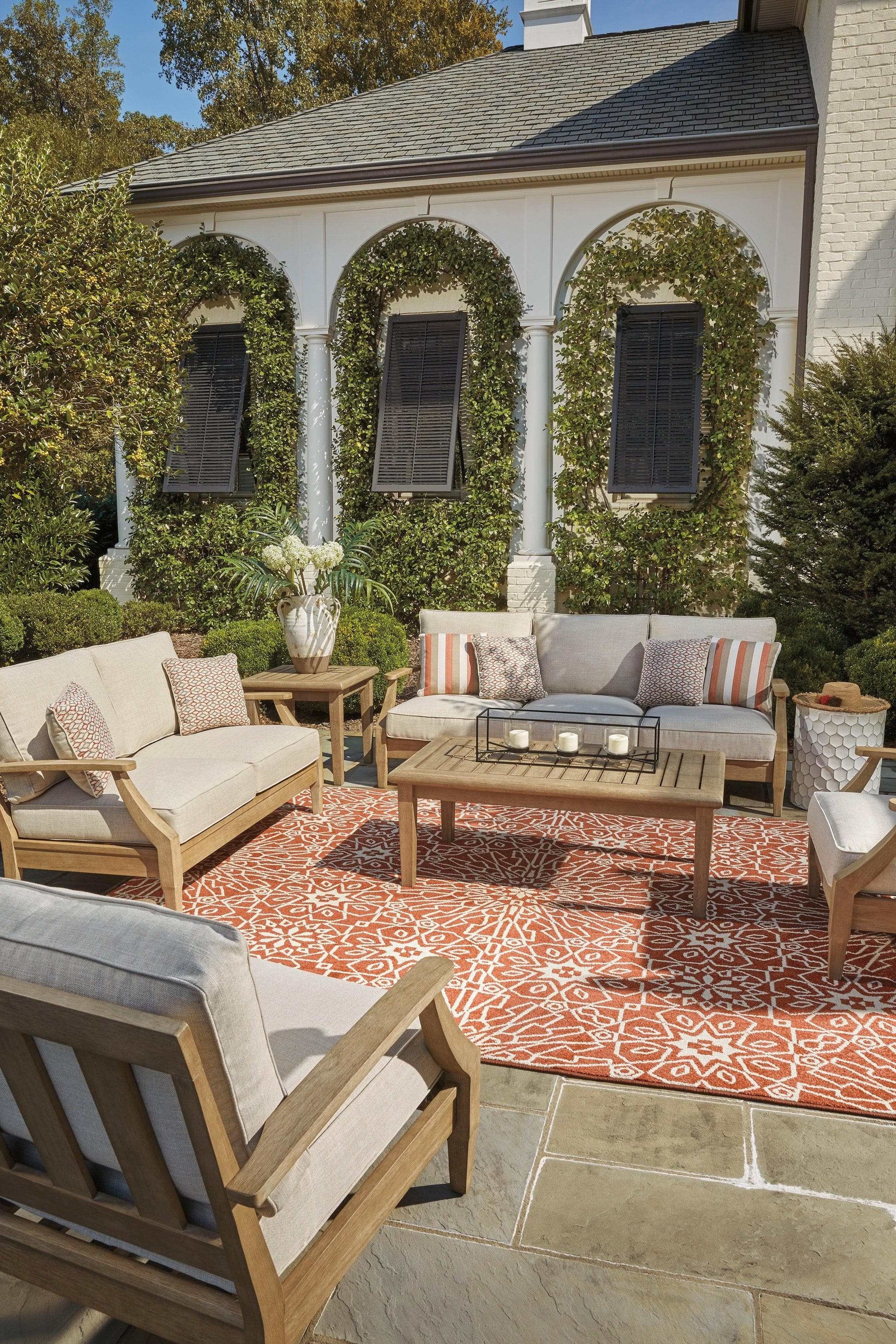 Clare View Outdoor Seating Group / 5pc - Ornate Home