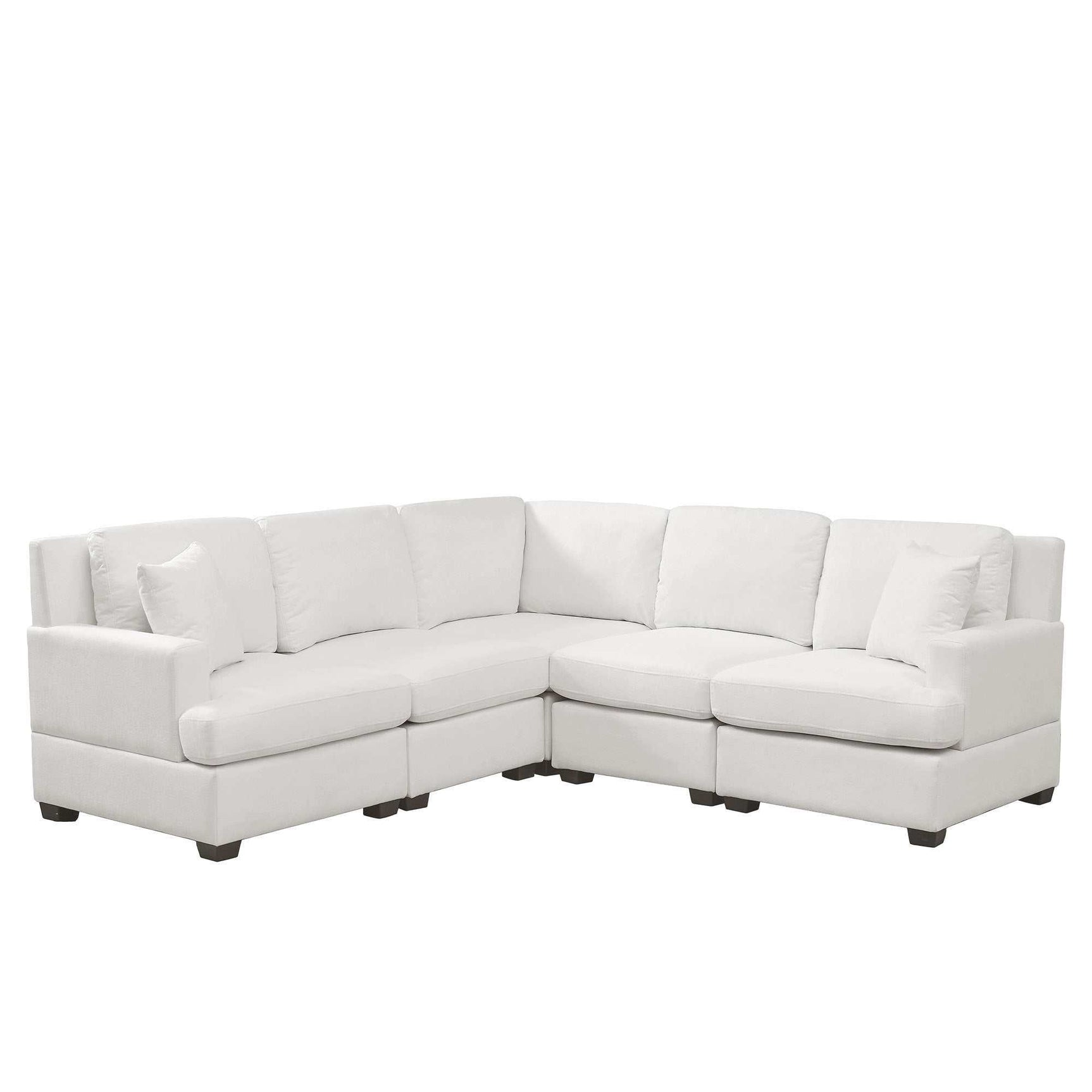 Coachella L-Shaped Sofa with Swiveling Recliner Chair - Ornate Home