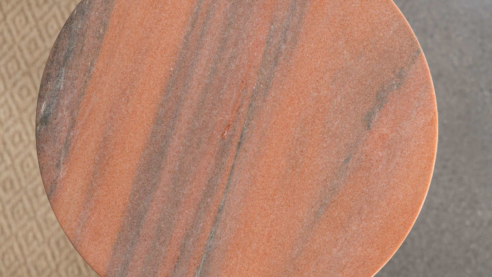 Colima Peach Side Table - Ornate Home