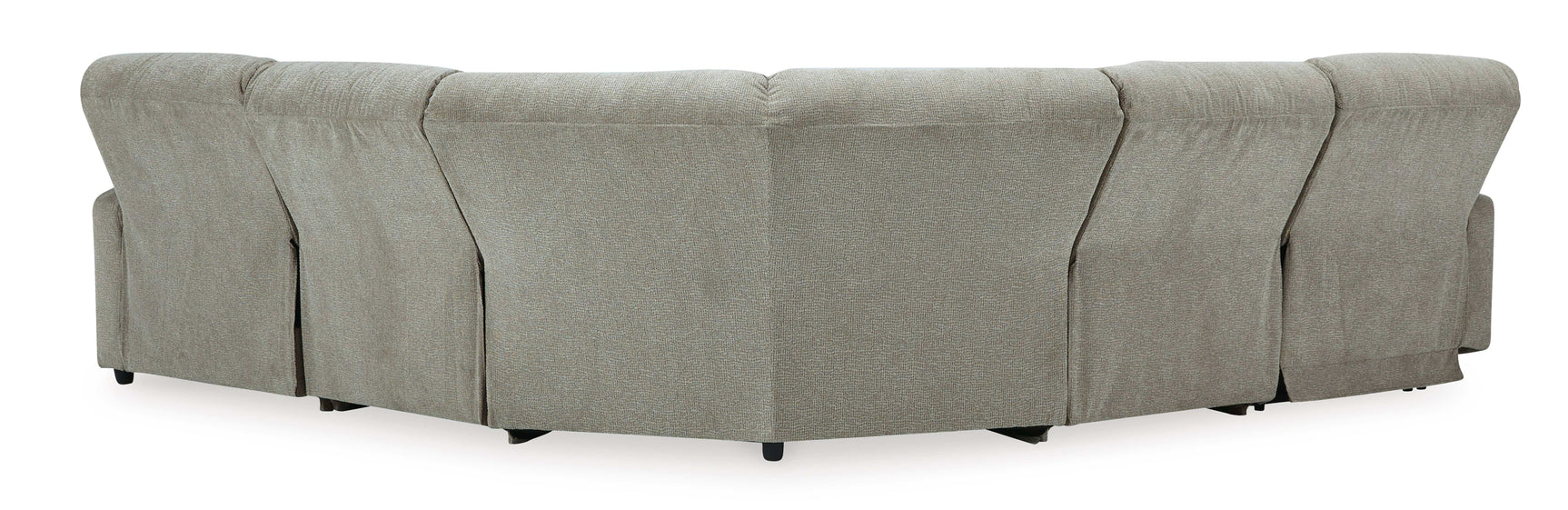 Colleyville Stone 5pc Power Reclining Sectional w/ RAF Chaise - Ornate Home