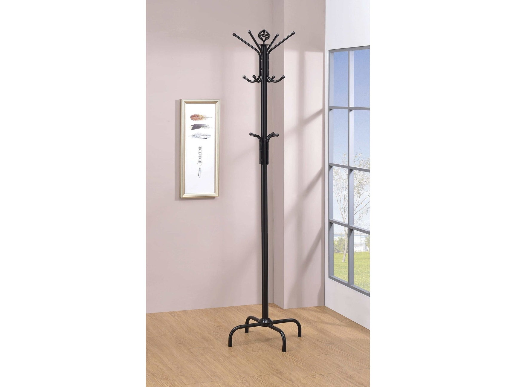 Collier Black Coat Rack - Ornate Home