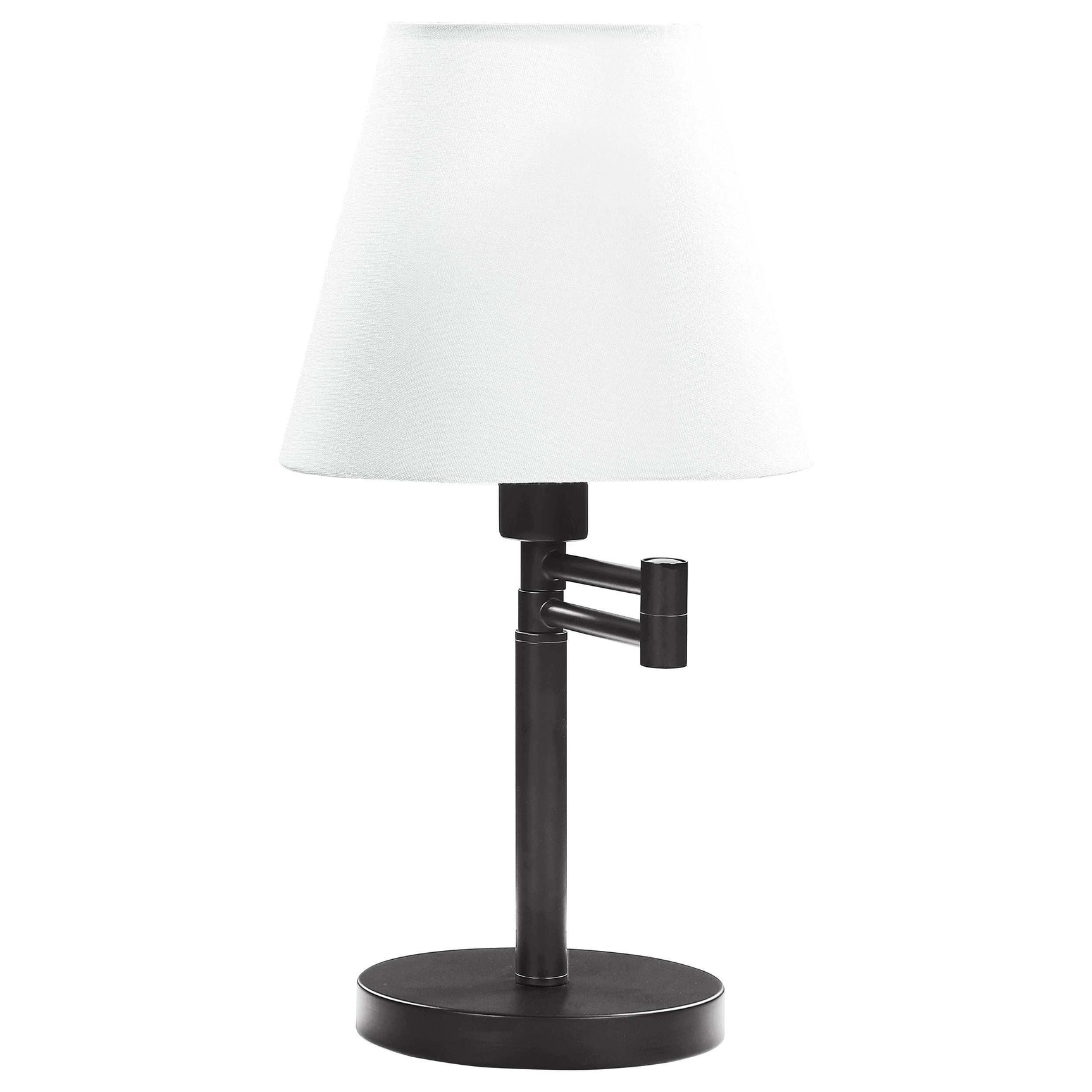Colombe Matte Black / Off White Table Lamp - Ornate Home