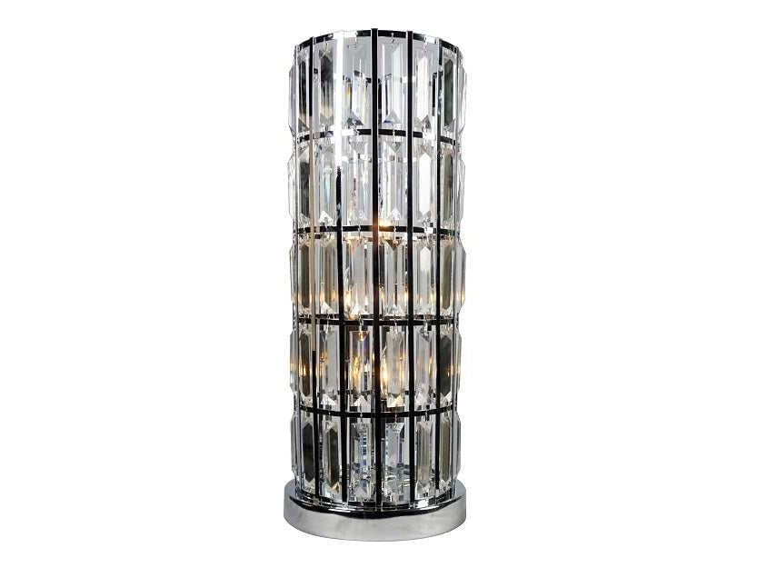 Column Nickel Table Lamp - Ornate Home