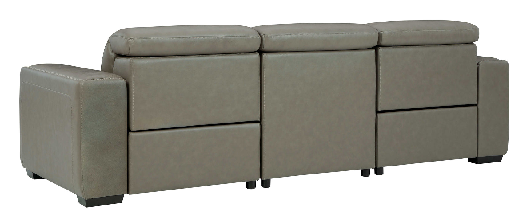 Correze Gray 3pc Power Reclining Sectional Sofa - Ornate Home