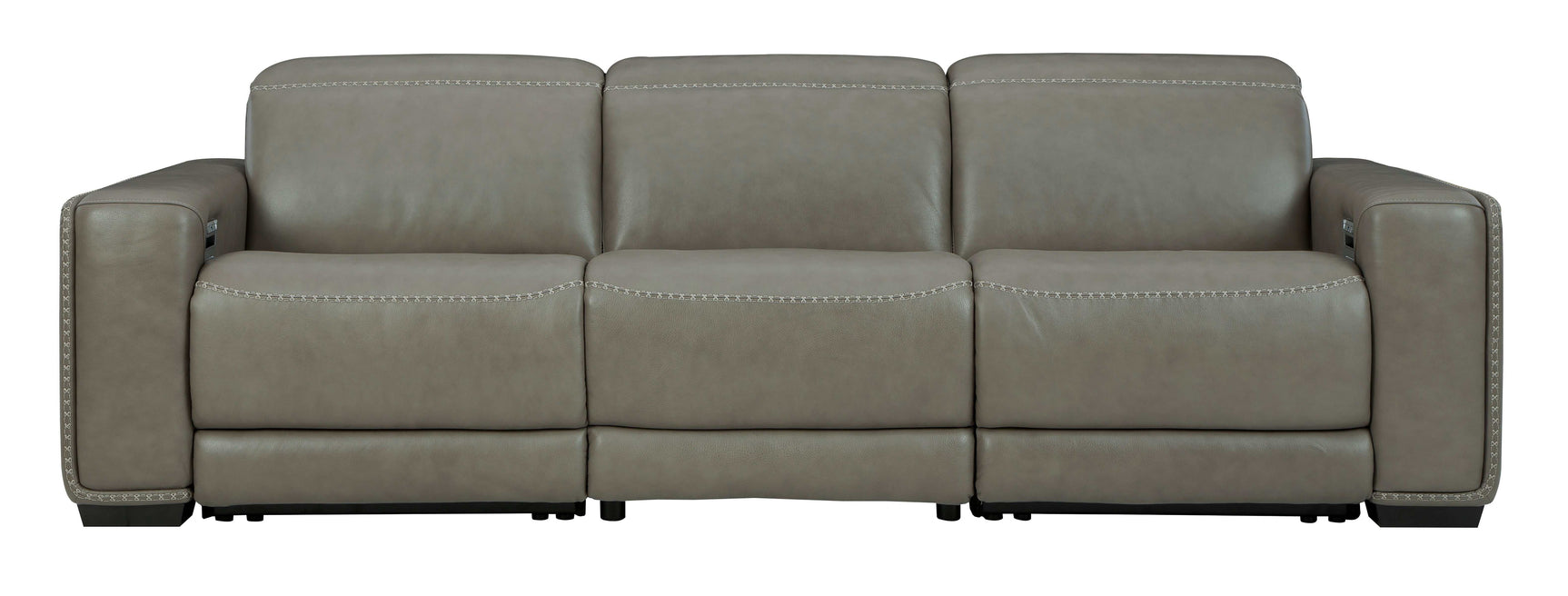 Correze Gray 3pc Power Reclining Sectional Sofa - Ornate Home