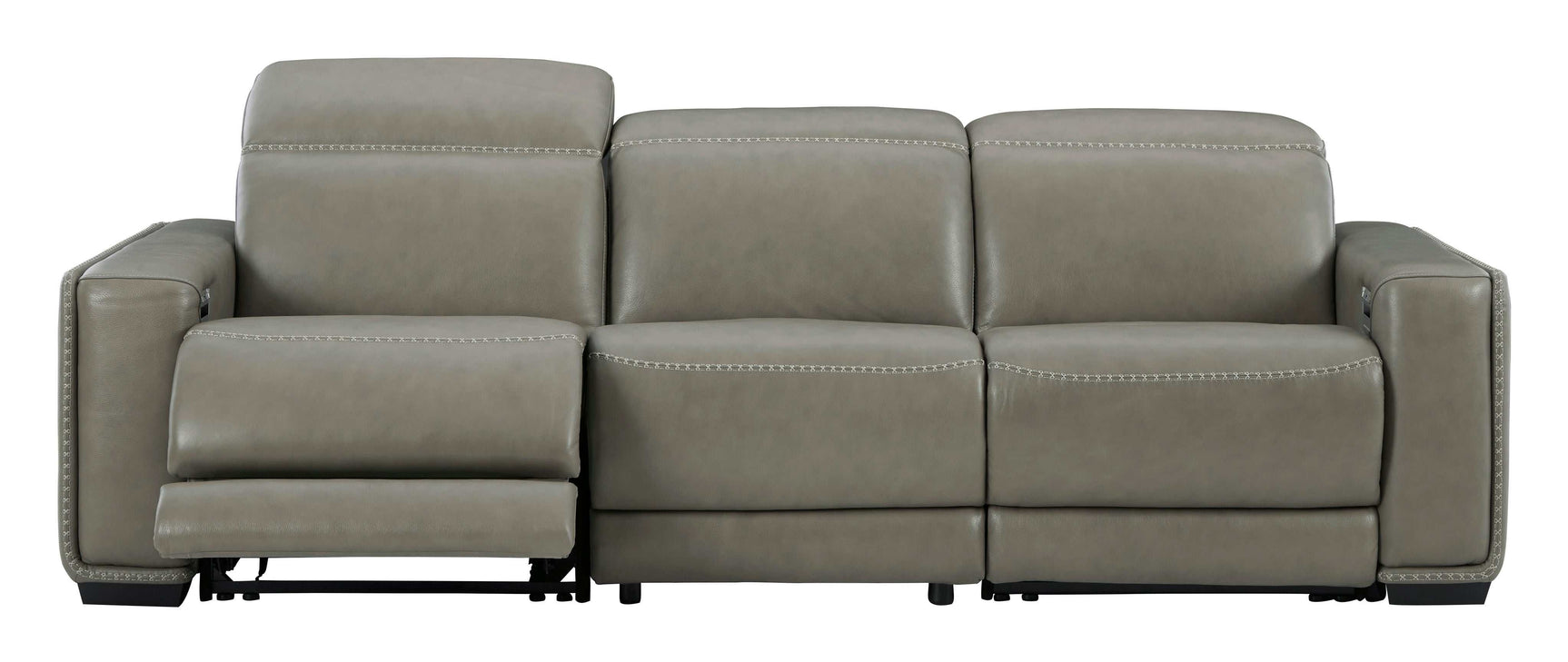 Correze Gray 3pc Power Reclining Sectional Sofa - Ornate Home