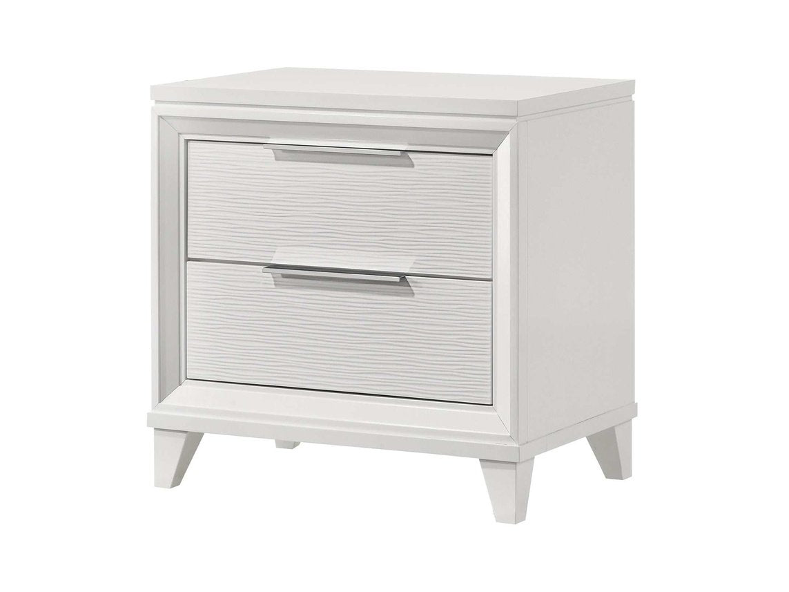 Cressida White Nightstand - Ornate Home